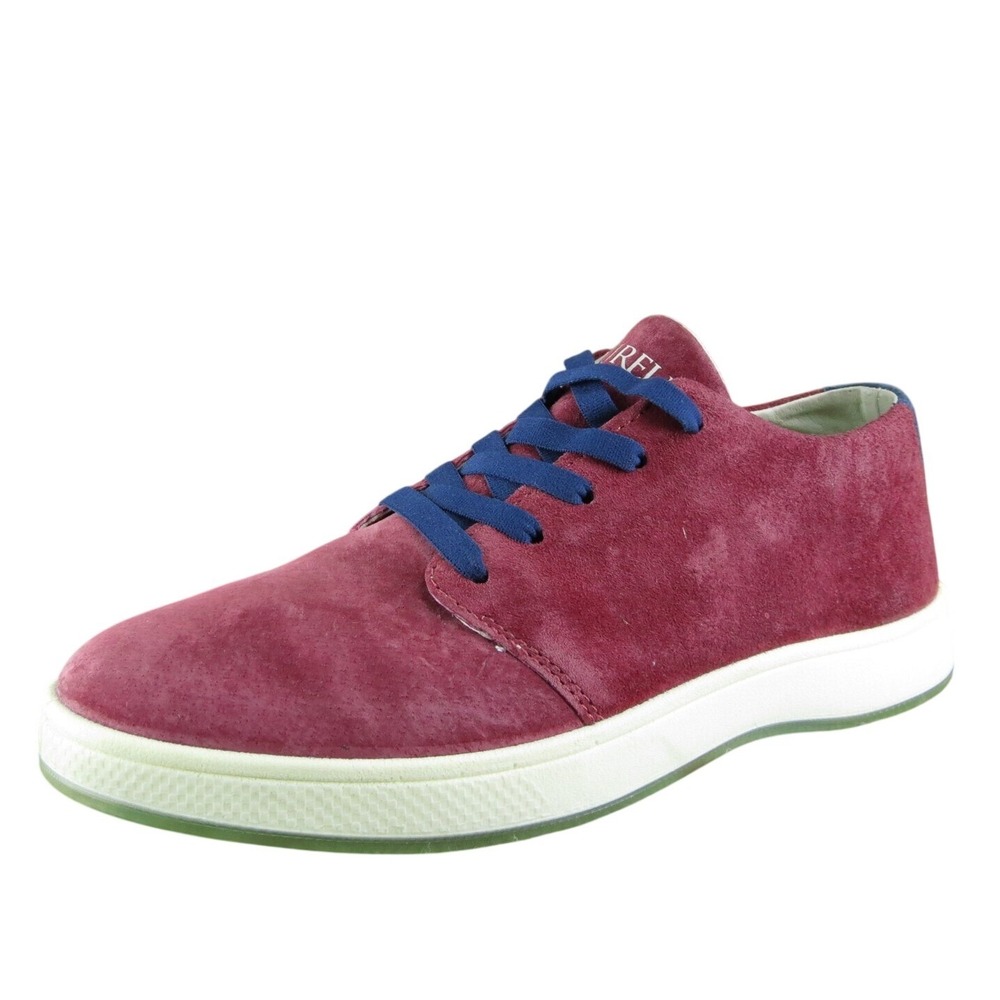 Aureus Insignia Men Sneaker Shoes Size 6.5 Medium Red Leather Lace Up‎